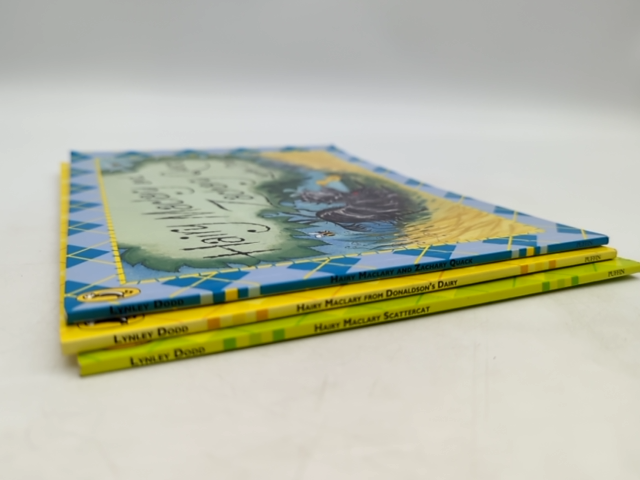 3x Lynley Dodd Paperback Bundle Hariy Maclary from Donaldson's Dairy Scattercat by Lynley Dodd