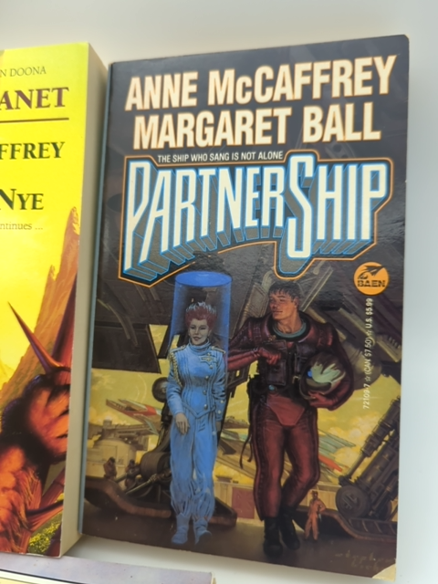 Anne McCaffrey Paperback Bundle 5x Vintage paperback books The Rowan, ACE BAEN by Anne McCaffrey