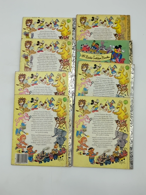 Golden Books Hardcover Bundle x8: Puppy Love, Big Bird's Red Book, The Four S… by Golden Books