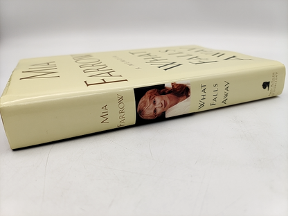 What Falls Away by Mia Farrow (Hardcover, 1997) 1st Edition Autobiography by Farrow Mia
