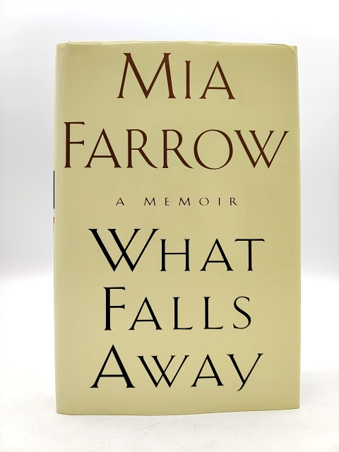 What Falls Away by Mia Farrow (Hardcover, 1997) 1st Edition Autobiography by Farrow Mia
