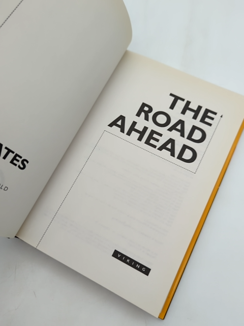 The Road Ahead by Bill Gates (Hardcover, 1995) 1st Edition Biography, Microsoft by Bill Gates
