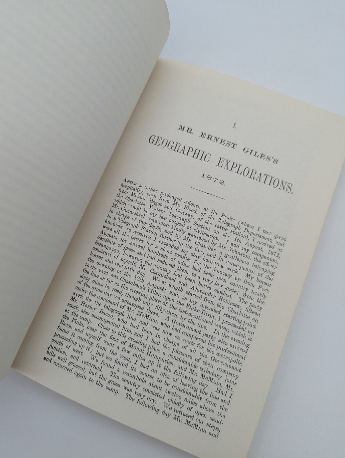 Geographic Travels In Central Australia From 1872 To 1874 by Ernest Giles Expl.. by Ernest Giles