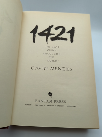 1421 - the Year China Discovered the World by Gavin Menzies (Hardcover, 2002) by Gavin Menzies