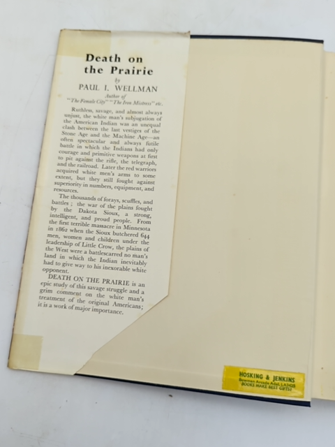 Death On The Prairie: The Thirty Years' Struggle For The Western Plains, Paul I by Paul I Wellman Jr.