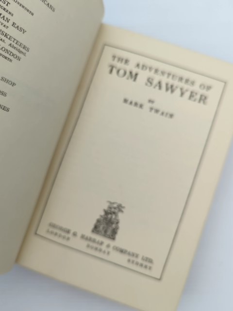 The Adventures Of Tom Sawyer by Mark Twain (Hardcover, 1932) Classic by Mark Twain