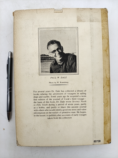 Seventy North To Fifty South by Dr. Paul W. Dale 1969 1ST EDITION Maritime by Dr. Paul W Dale