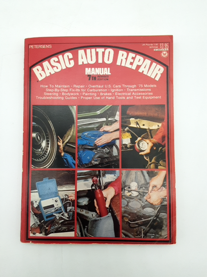 Petersens Basic Auto Repair Manual (Paperback, 1975) Automobiles by Petersens