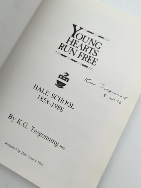 Young Hearts Run Free by K G Tregonning (Hardcover, 1993) Signed by K G Tregonning