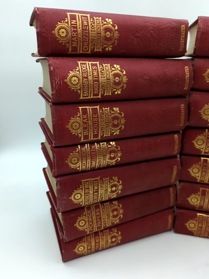 Charles Dickens 14 Illustrated Volumes, Facsimile Author's Favourite Edition by Charles Dickens