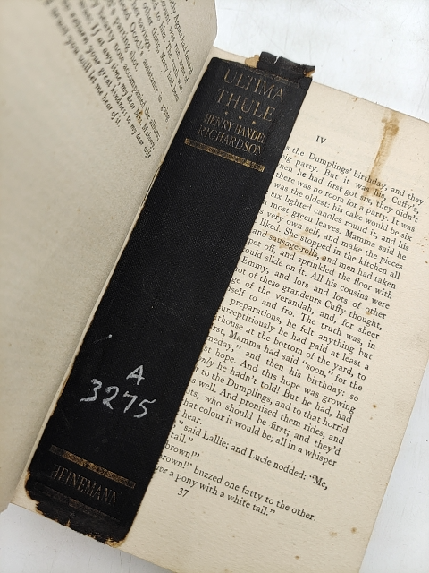 Ultima Thule by Henry Handel Richardson (Cloth, 1929) 1st Edition by Henry Handel Richardson