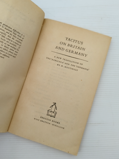 Tacitus On Britain And Germany by H Mattingly (Paperback, 1948) by H Mattingly