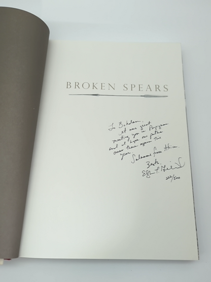 Broken Spears: A Maasai Journey by Elizabeth Gilbert (Hardcover 2003 1st Signed) by Elizabeth L. Gilbert
