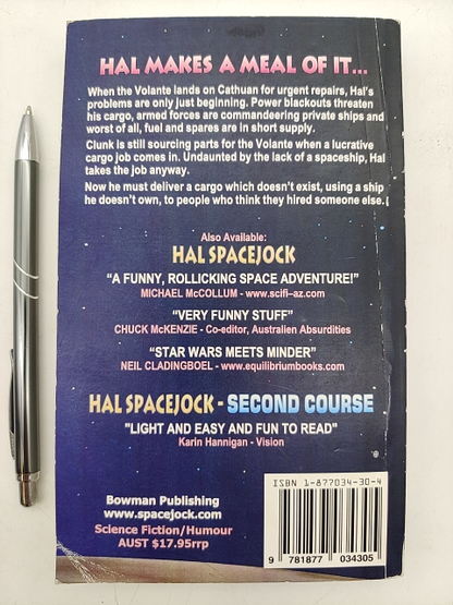 Hal Spacejock Just Desserts by Simon Hayes (Paperback, 2004) 1st EditionSigned by Simon Hayes