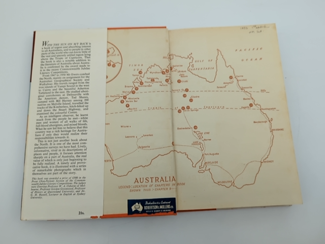 With the Sun on My Back by John K Ewers, 1953 1st Ed Australian Literature by John K Ewers