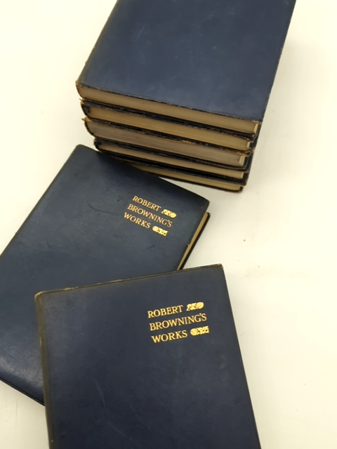 Robert Browning's Works, 7 Volumes (1916, John Murray) Vintage Poetry by Robert Browning