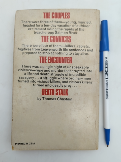 Death Stalk by Thomas Stalk (Paperback, 1971) Terror, Suspense & Violence by Thomas Stalk
