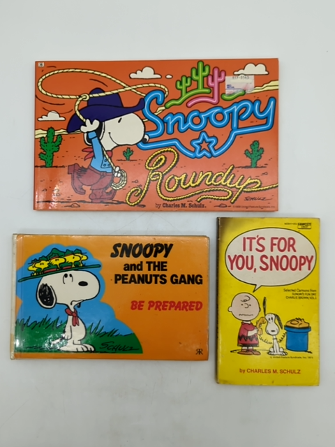 Charles M Schulz Paperback Bundle Roundup, Be Prepared & It's For You Snoopy by Charles M Schulz