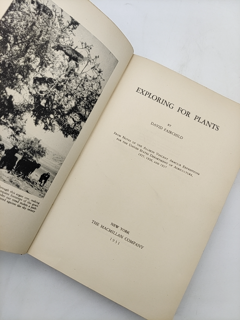 Exploring For Plants by David Fairchild (Cloth, 1931) Exploration & Travel by David Fairchild
