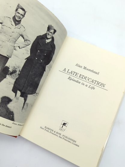 Late Education by Alan Moorehead (Hardcover, 1970) by Alan Moorehead