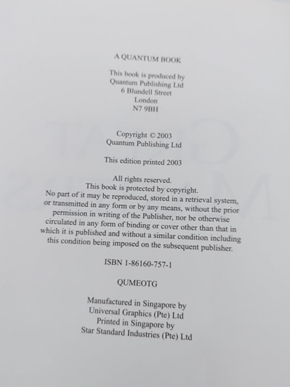 The Great Masters by Quantum Publishers (Hardcover, 2004) Art History by Quantum Publishers