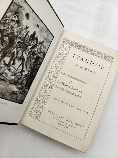 Ivanhoe by Sir Walter Scott (Hardcover, 1913) Waverly Novel, Witch Trial by Sir Walter Scott
