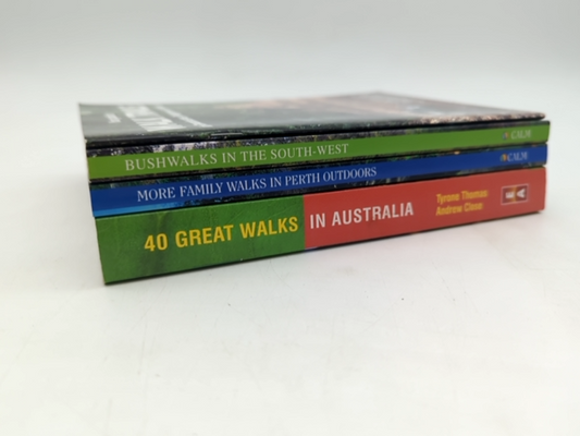 4x Australian Bush Walks Guides: Trails, Perth Outdoors, Southwest Bushwalks by Various