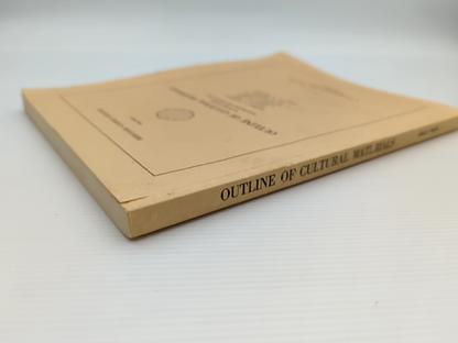 Outline Of Cultural Materials by George P. Murdock (Softcover, Wraps, 1971) by George P. Murdock
