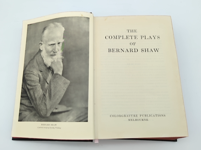 The Complete Plays of Bernard Shaw (Hardcover) Irish Playwright by Bernard Shaw