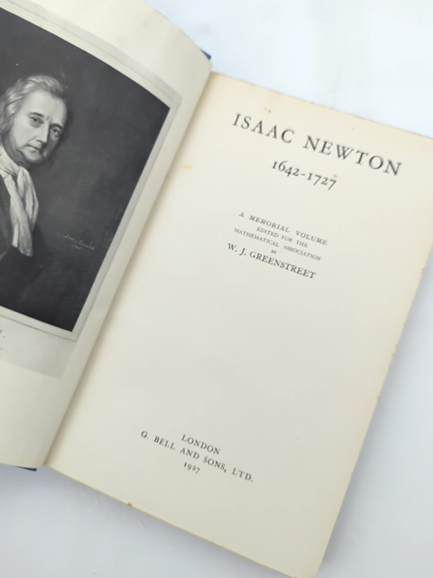 Isaac Newton 1642-1727 by W J Greenstreet (Cloth, 1927) by W J Greenstreet