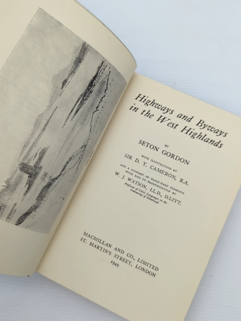Highways And Byways In The West Highlands by Seton Gordon (Hardcover, 1949) by Seton Gordon