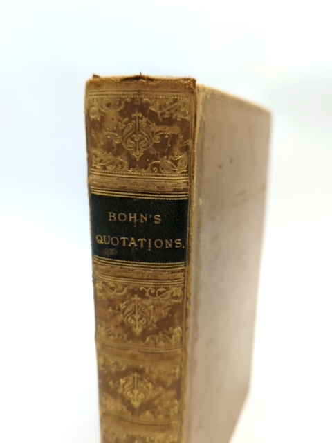 Dictionary Of Quotations From The English Poets by Henry G Bohn (Leather, 1881) by Henry G Bohn