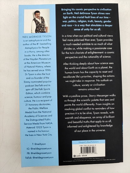Starry Messenger by Neil deGrasse Tyson (Paperback, 2022) Astronomy by Neil Degrasse Tyson