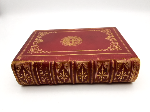 Dramatic Works Of Shakespeare by Thomas Campbell (Leather bound, 1876) by Thomas Campbell
