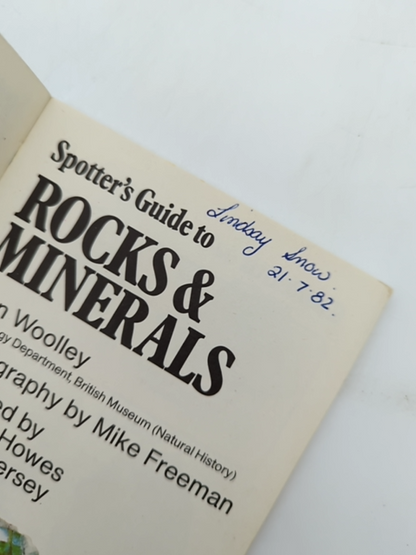 Spotter's Guide to Rocks & Minerals by Alan Woolley (Paperback, 1980) by Alan Woolley