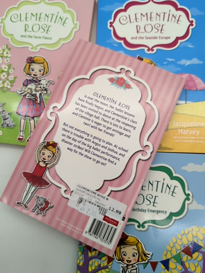 Jacqueline Harvey 9x Clementine Rose Junior Fiction Books by Jacqueline Harvey