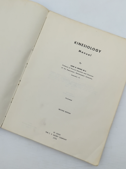 Kinesiology Manual by Leon G Kranz (Paperback, 1951) by Leon G Kranz