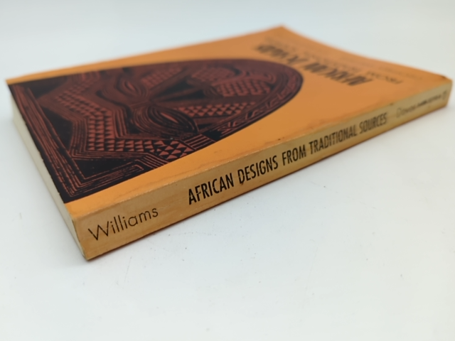African Designs From Traditional Sources by Geoffrey Williams, Illustrated Book by Geoffrey Williams