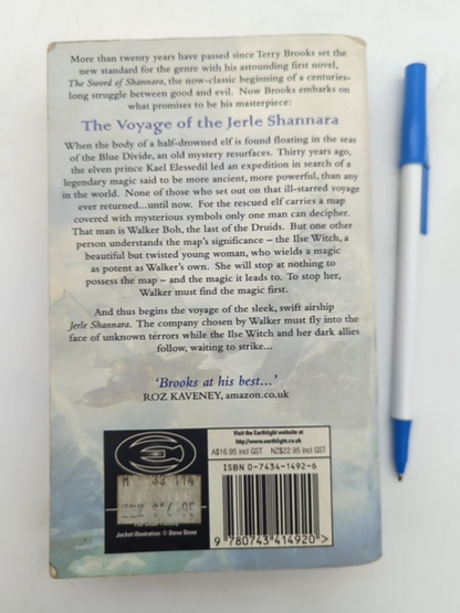 The Voyage Of The Jerle Shannara Ilse Witch by Terry Brooks, Fantasy by Terry Brooks