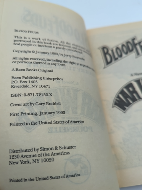 Jerry Pournelle Paperback Bundle War Worlds Novels Blood Vergence Blood Feuds by Jerry Pournelle