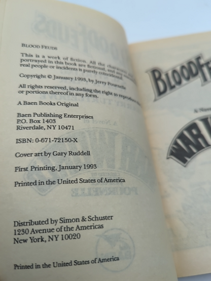 Jerry Pournelle Paperback Bundle War Worlds Novels Blood Vergence Blood Feuds by Jerry Pournelle