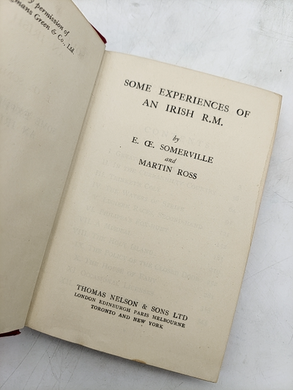 Some Experiences of an Irish R M by Edith None Somerville (Cloth, 2017) by Edith None Somerville