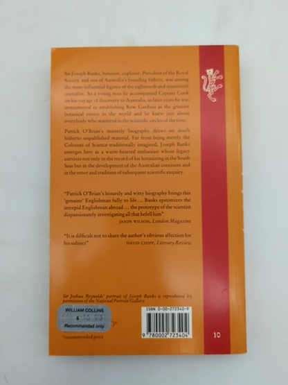 Sir Joseph Banks by Patrick O'Brian (Paperback, 1994) Biography, Botany by Patrick O'Brian