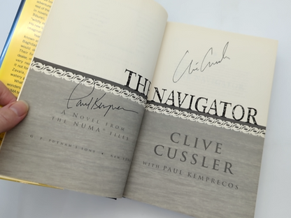 The Navigator (the Numa Files) by Clive Cussler & Paul Kemprecos, Signed by Clive Cussler