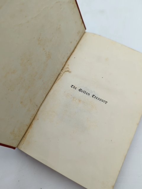 Golden Treasury Of Songs Lyrics by Francis T Palgrave (Cloth, 1907) by Francis T Palgrave