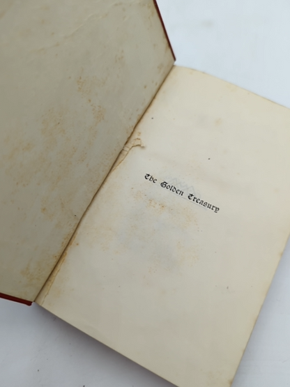 Golden Treasury Of Songs Lyrics by Francis T Palgrave (Cloth, 1907) by Francis T Palgrave
