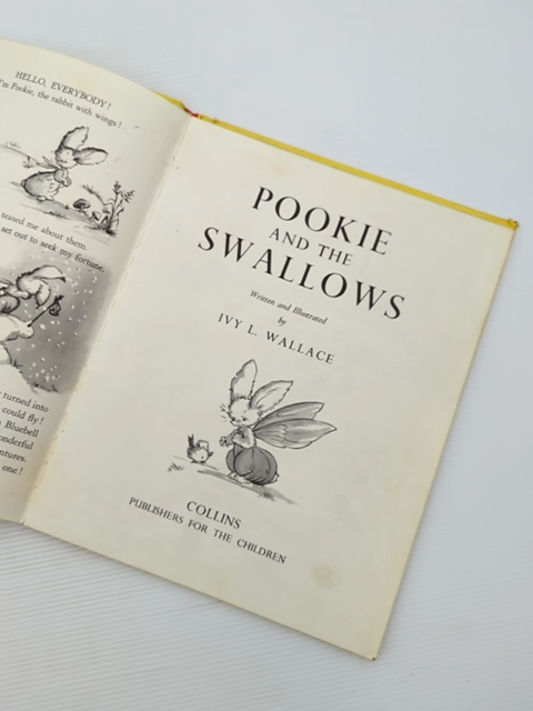 Pookie And The Swallows by Ivy L Wallace (Hardcover, 1963) Children's by Ivy L Wallace