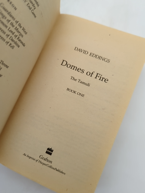 Domes Of Fire by David Eddings (Paperback, 1993) Fantasy by David Eddings
