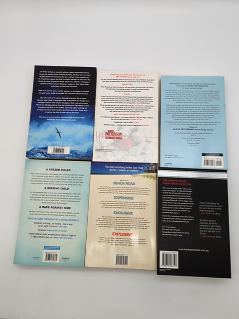 James Patterson Paperback Bundle The 6th Target; Beach Road; Thriller (Limite… by James Patterson