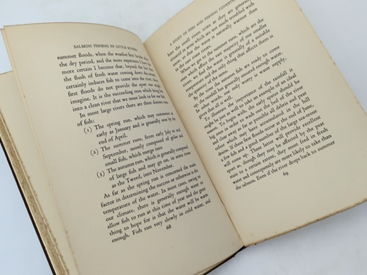Salmon Fishing In Little Rivers by Ian Chalmers (Cloth, 1938) Rare by Ian Chalmers